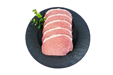 [직배송상품]돈등심(슬라이스)/미국/시보드(SEABOARD)/12mm/5kg*4ea/돈까스용_연육작업/냉동/진공포장-직배송(기타)